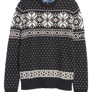 Polo Ralph Lauren Fair Isle Cotton-Blend Sweater